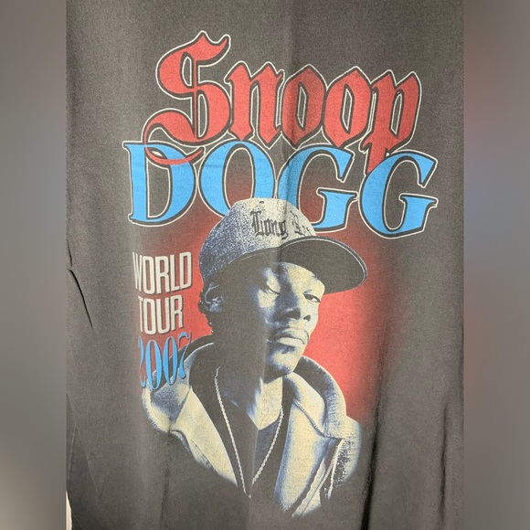 2007 snoop dogg tour graphic shirt - Picture 2 of 7